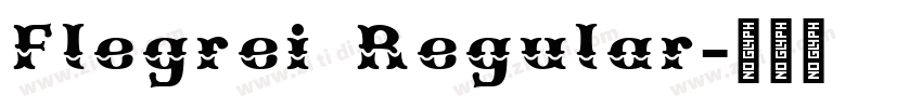 Flegrei Regular字体转换